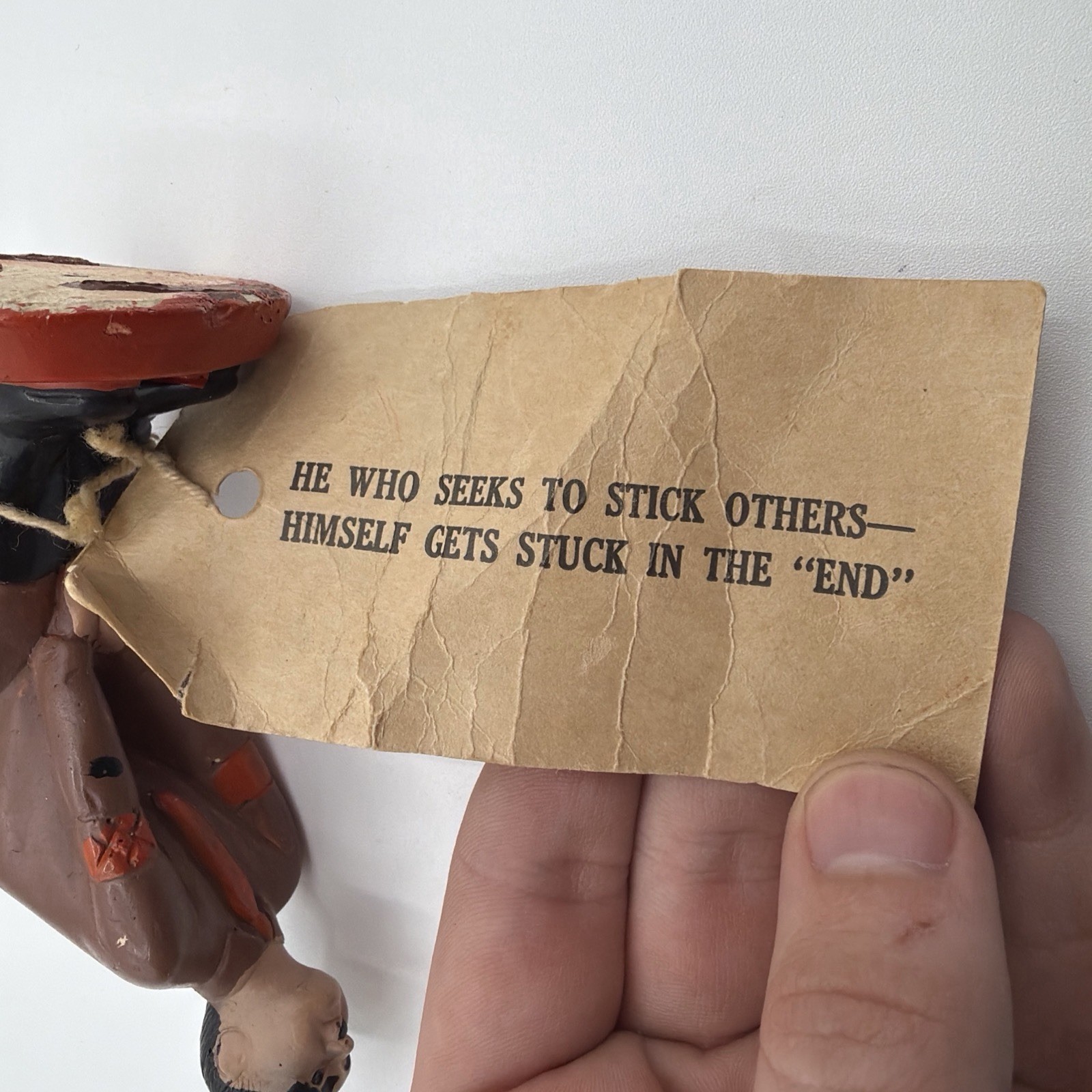 Rare 1941 "Hotzi Notzi" Adolf Hitler Pin Cushion + Original Label