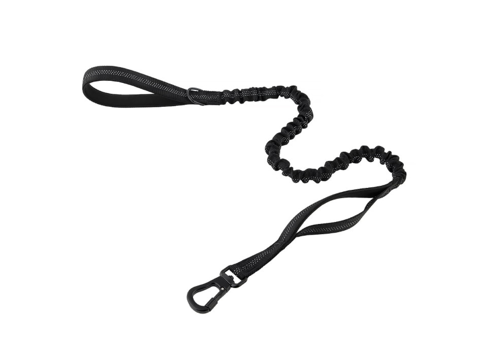 NEW Tactical Pull-Shock Proof Bungee Dog Leash Size: Medium to Large Dogs