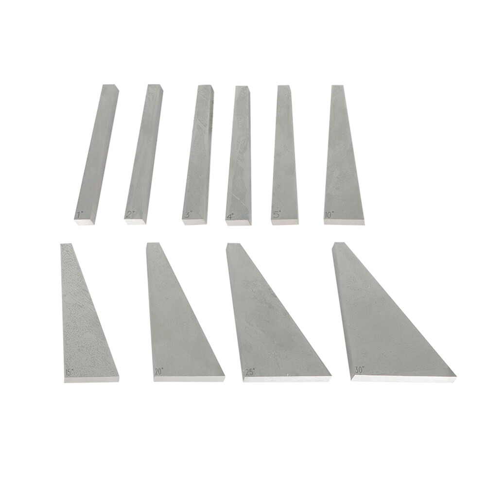 10 PCS MACHINIST GROUND ANGLE BLOCKS SET 1 - 30 DEGREE HARDENED