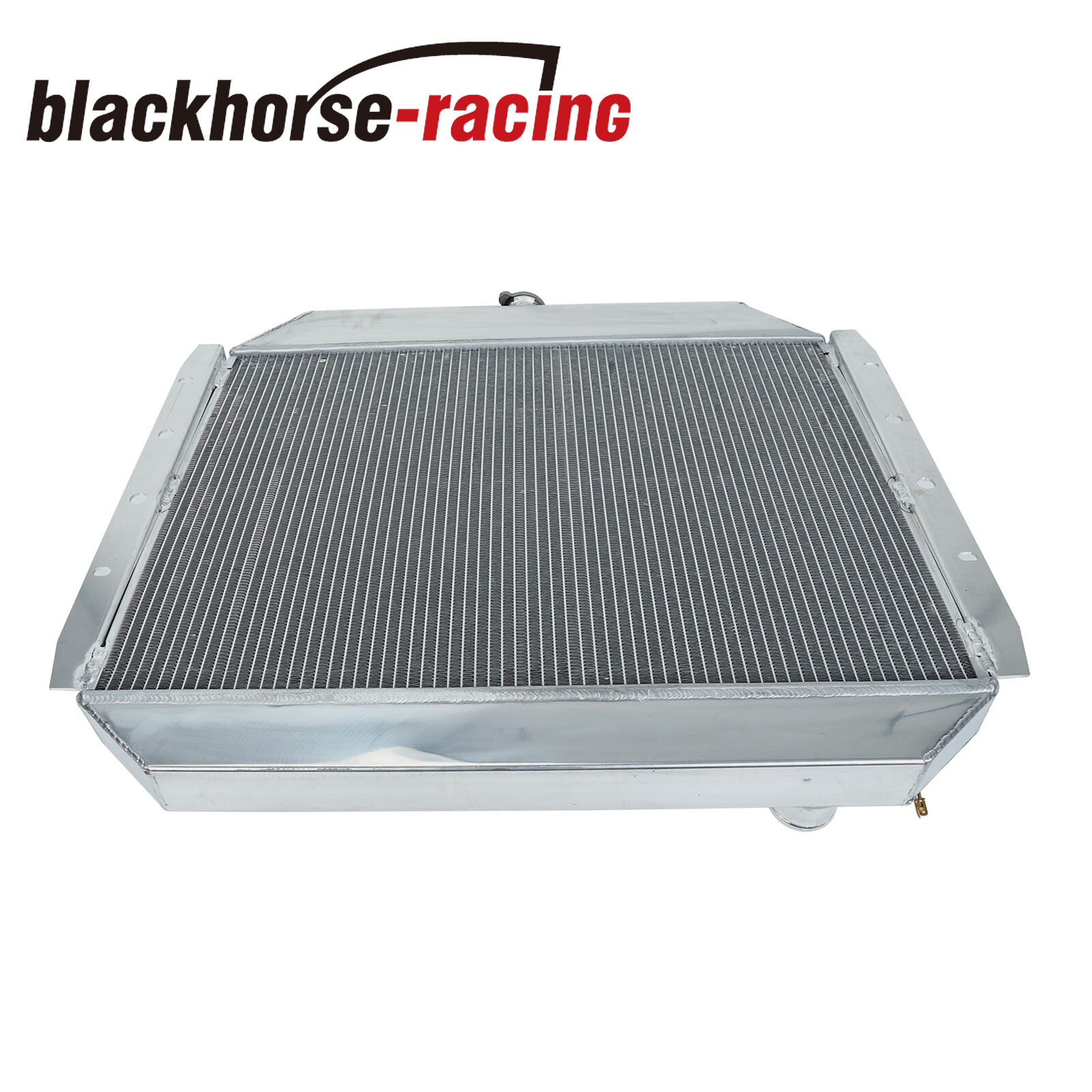For 1966-1979 Ford F100 F150 F250 F350 Bronco V8 3 Row Radiator+Shroud Fan+Relay