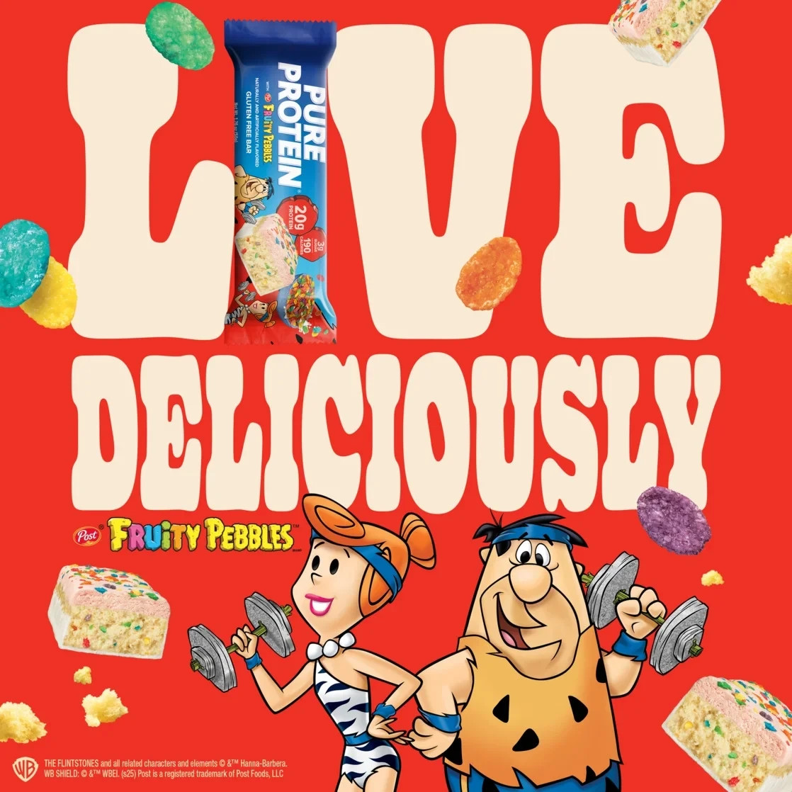 Pure Protein Bars, Fruity Pebbles, 1.76 oz, 4 Count, Free Shipping...