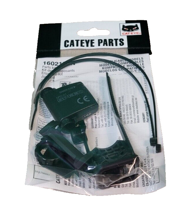 Cateye Parts Kit for Analog WL Computers 1602190N w/ Speed Sensor NEW