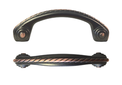 Oil Rubbed Bronze Rope Kitchen Cabinet Drawer Knobs and Pulls  3"