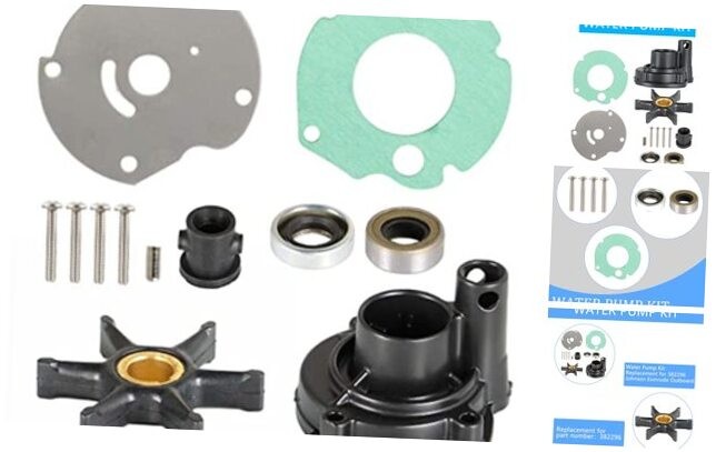 Water Pump Kit Replacement for 382296 Johnson Evinrude Outboard 1964-1973