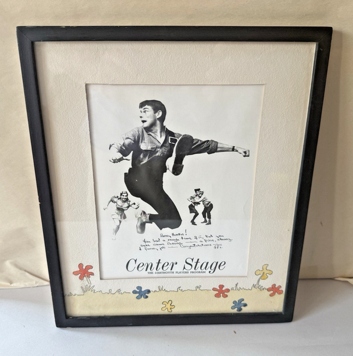 Vintage Center Stage Dartmouth Players Personalized Playbill Poster Program