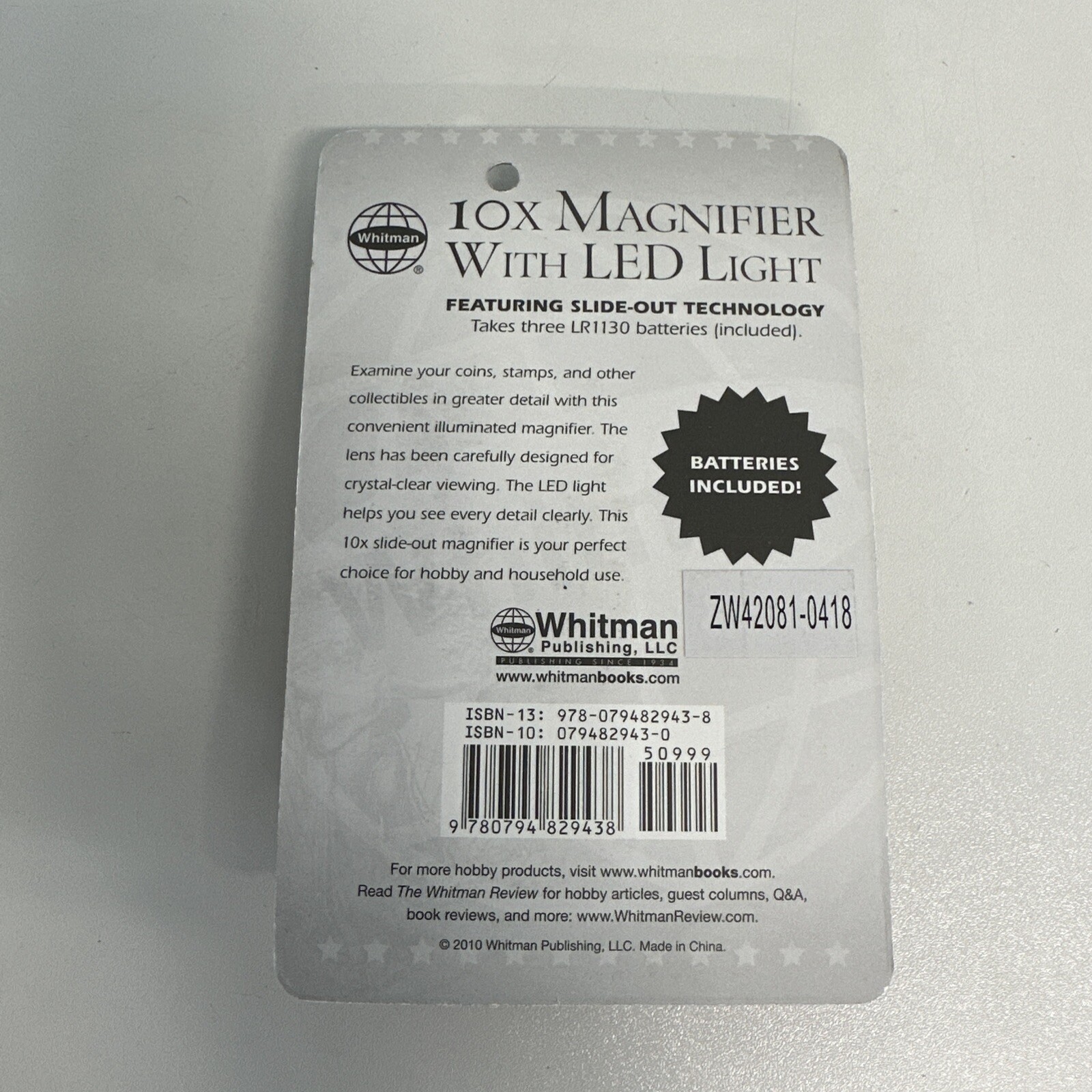 Coin Collector 10X Set Of 2 Magnifiers Pull Out Loupe 23mm Led Best Value Bill F