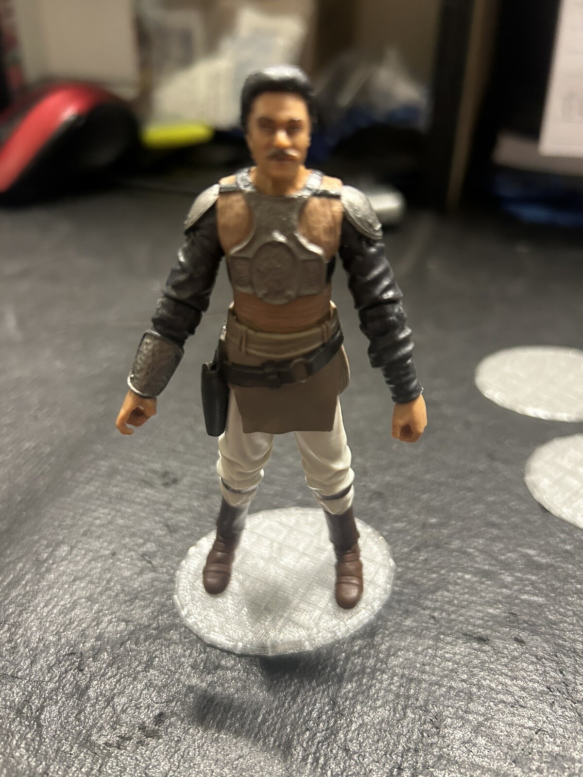 Modern Star Wars action figure stands. QTY 45