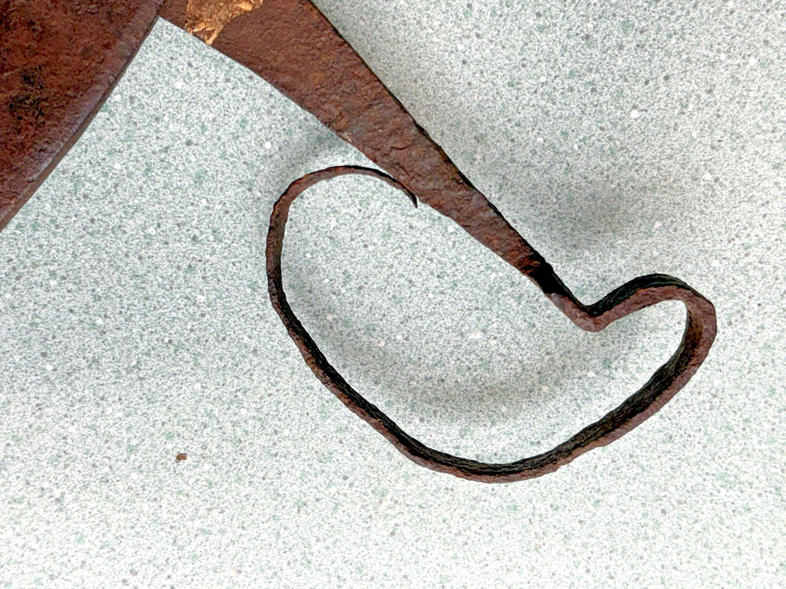 REVOLUTIONARY WAR ERA BLACKSMITH HAND-FORGED IRON SCISSORS good CONDITION RARE