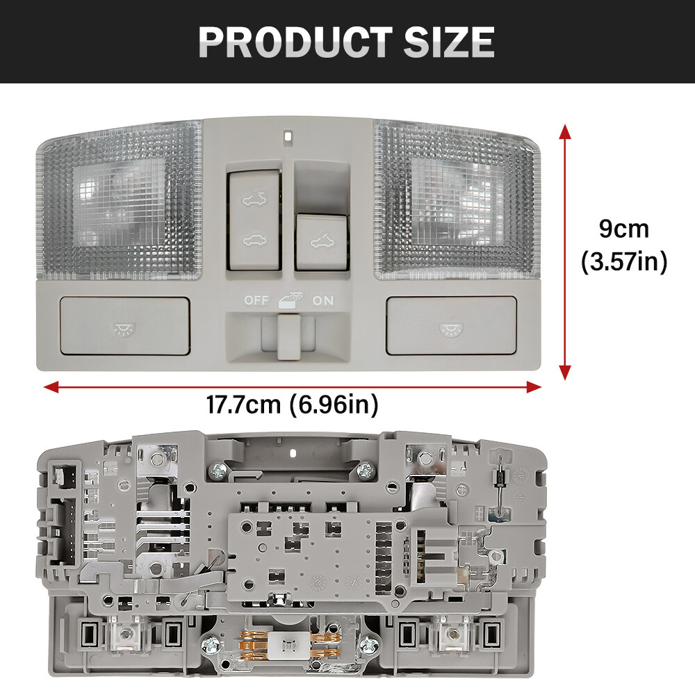 Overhead Console BBM669970B75 For Mazda3 2009-2013 w/Sunroof Switch w/Lights New