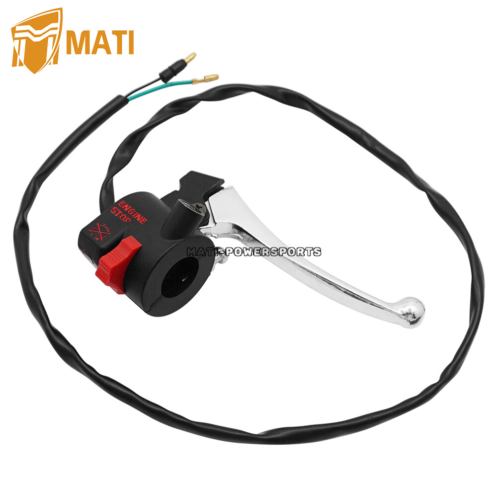 Right Handlebar Kill Start Stop Switch & Brake Lever for Honda CRF50F 2004-2023