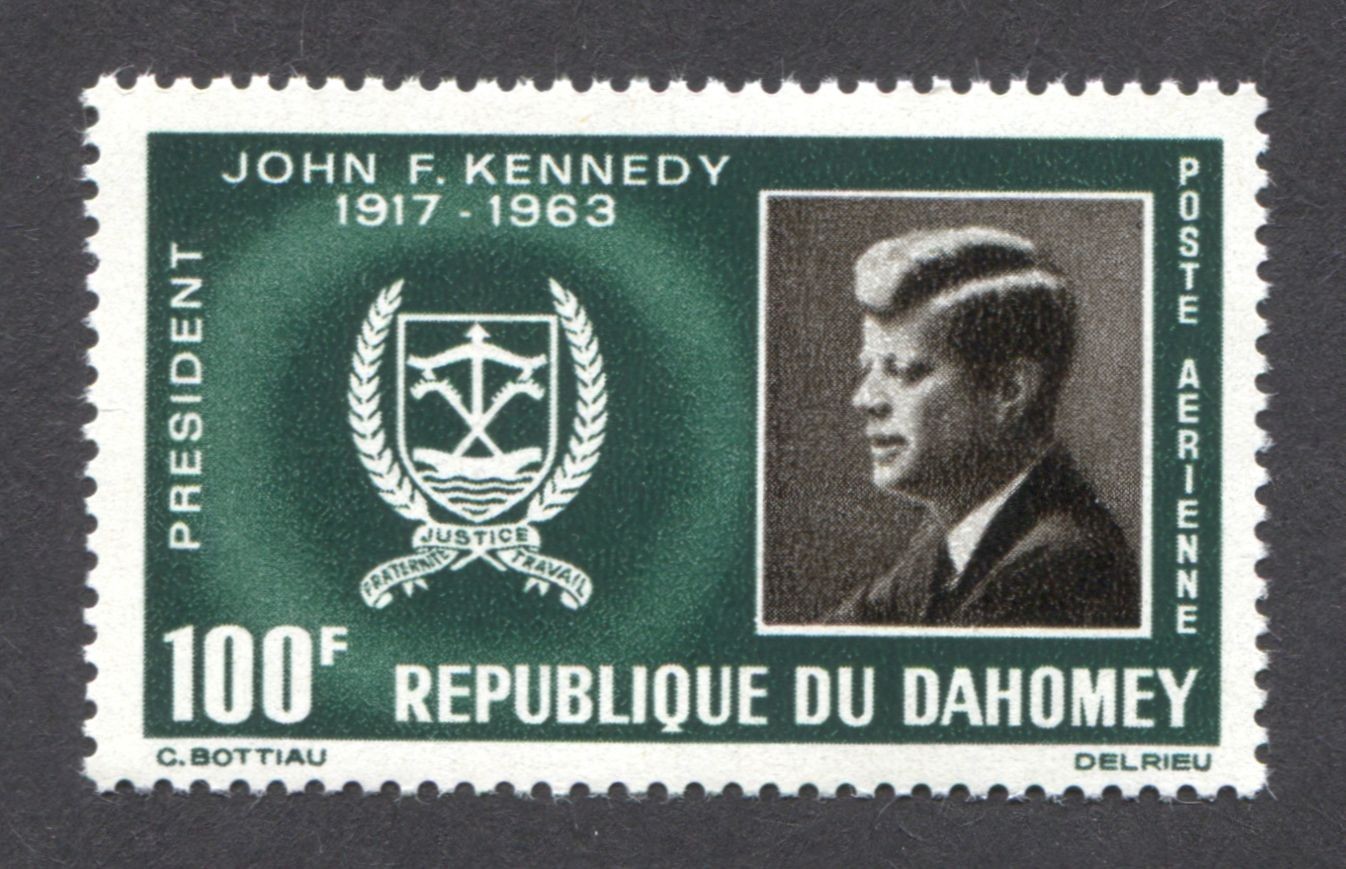 Dahomey Sc# C30, 1965 John F. Kennedy Memorial Issue, VF MNH, SCV: $2.75