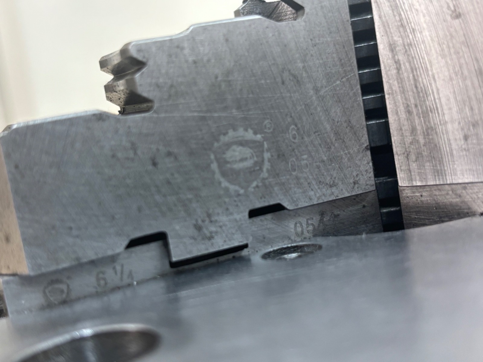 Bison Set Tru 6 1/4” 3 Jaw Metal Lathe Chuck With Reversible Jaws