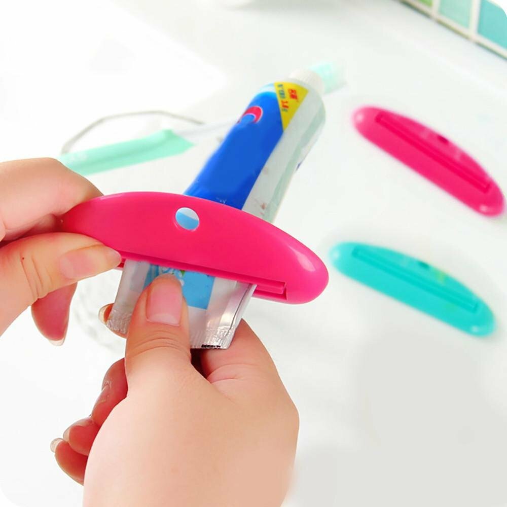 8-Piece Tube Squeezer Dispenser Set - Toothpaste Holder Roller, Bathroom Extract