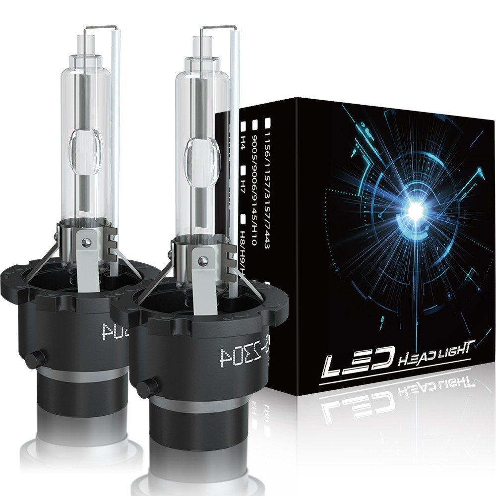 2X D2S D2R HID Headlight Bulb Replace HID Xenon Super White 6000K Conversion Kit
