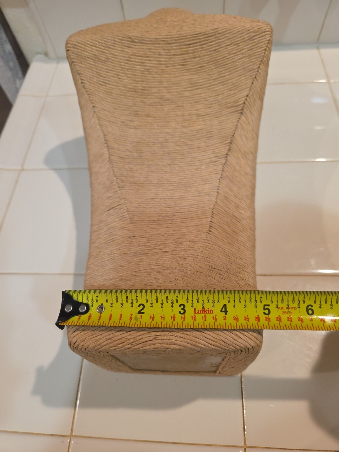 Tan Twine Necklace Display Stand Fashion Necklace Display 14" Tall