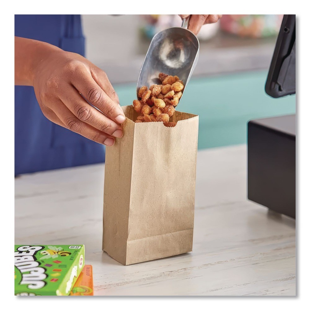 Paper Bags & Sacks GK1500 #1 Size Grocery Paper Bags - Kraft (500/Bundle) New