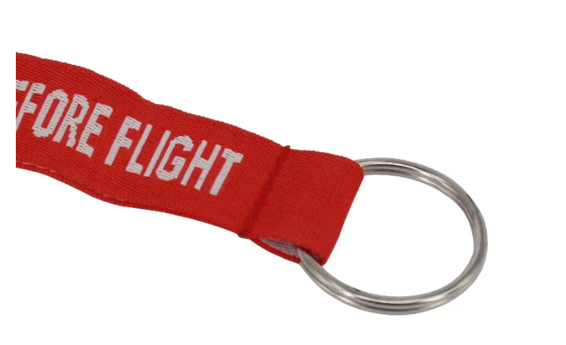 Remove Before Flight Outdoor Backpack Carabiner Pendant Key Ring Outdoor Camping