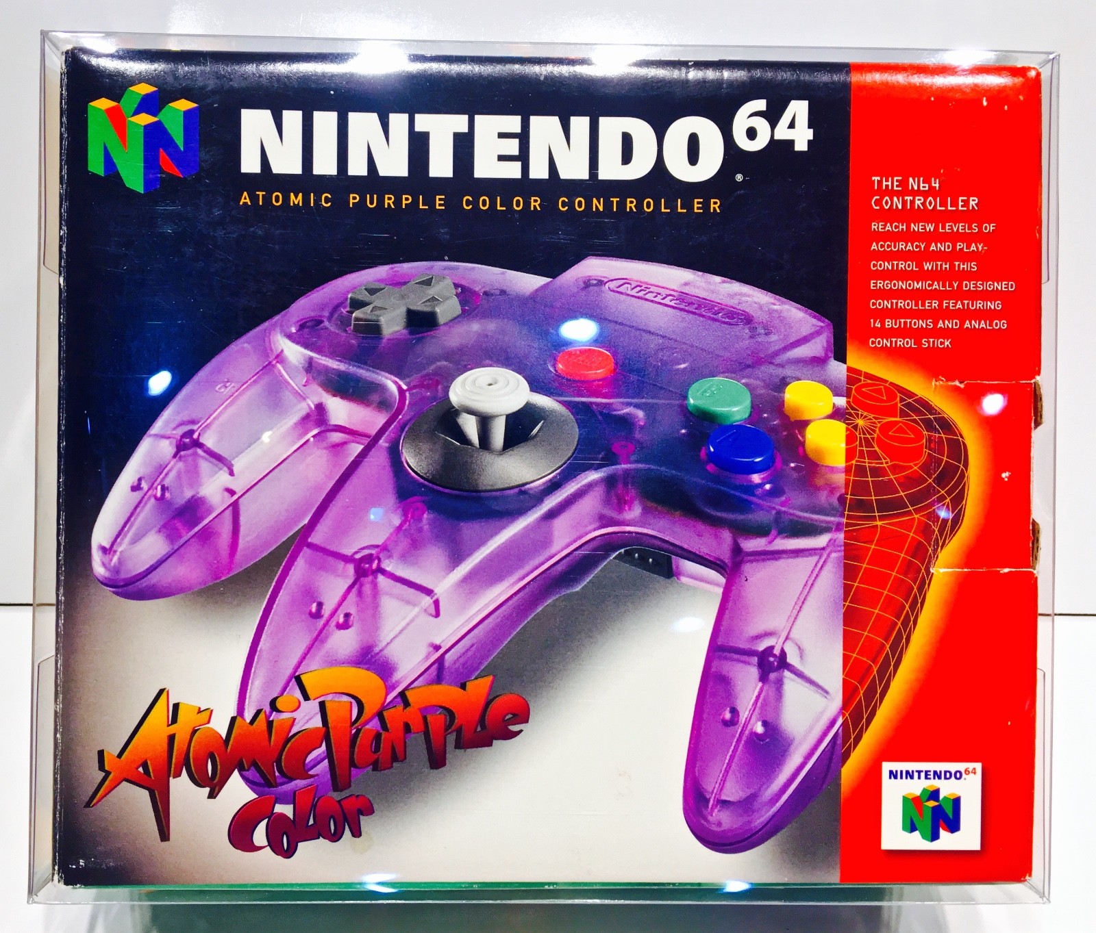1 N64 CONTROLLER Box Protector! Custom Made Acid-Free Cases Nintendo 64 Boxes