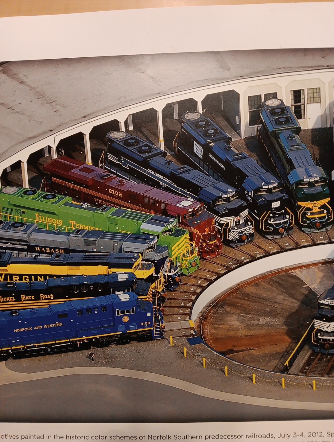 Norfolk Southern 30th Anniversary Spencer NC Train Locomotive Poster 17" By 36"