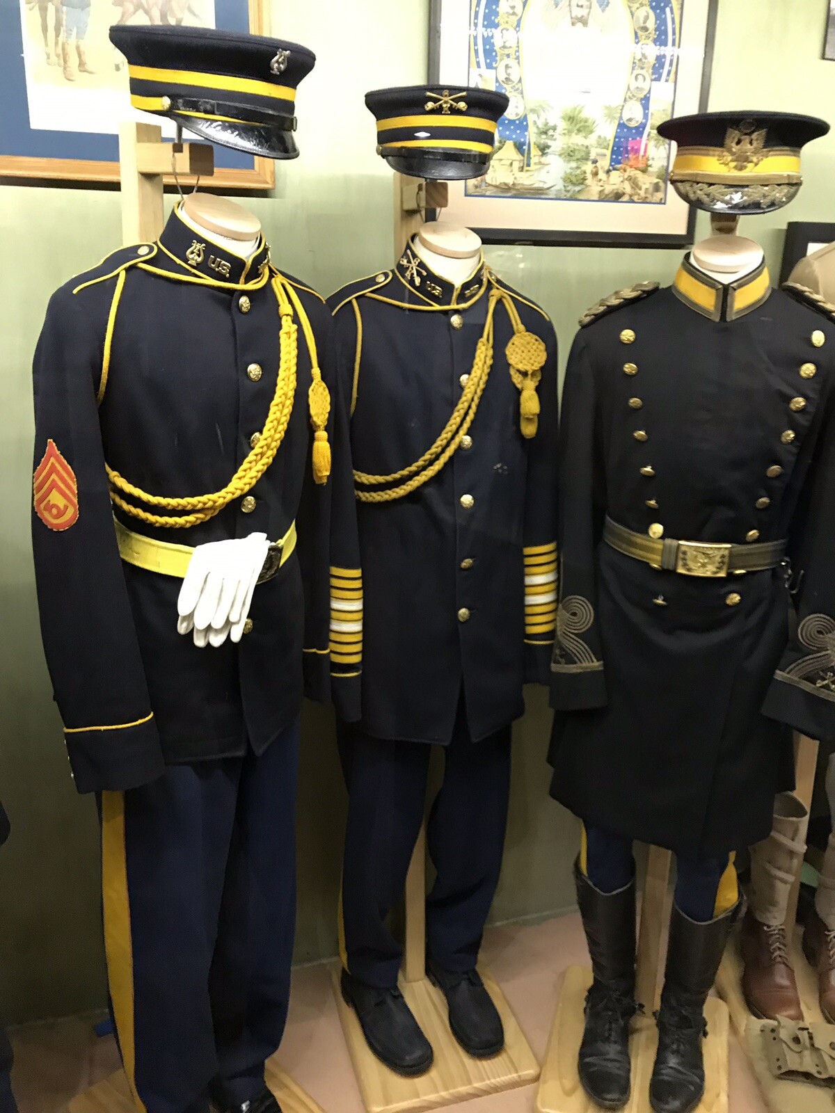 US Army M1902 Dress Blue Cavalry Tunic Coat Size 46