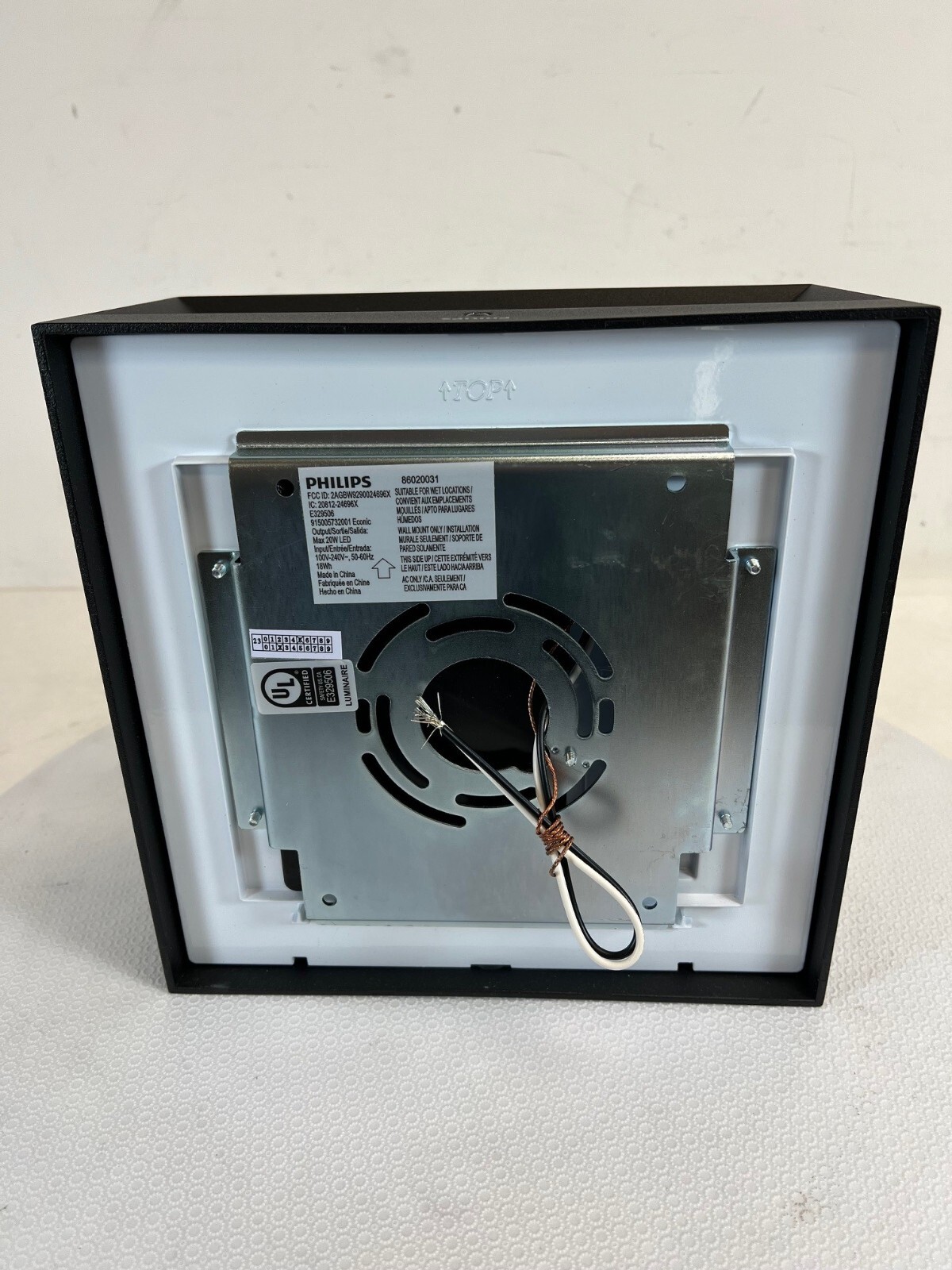 Philips Hue Econic Outdoor White & Color Wall & Ceiling Ambient Light Fixture