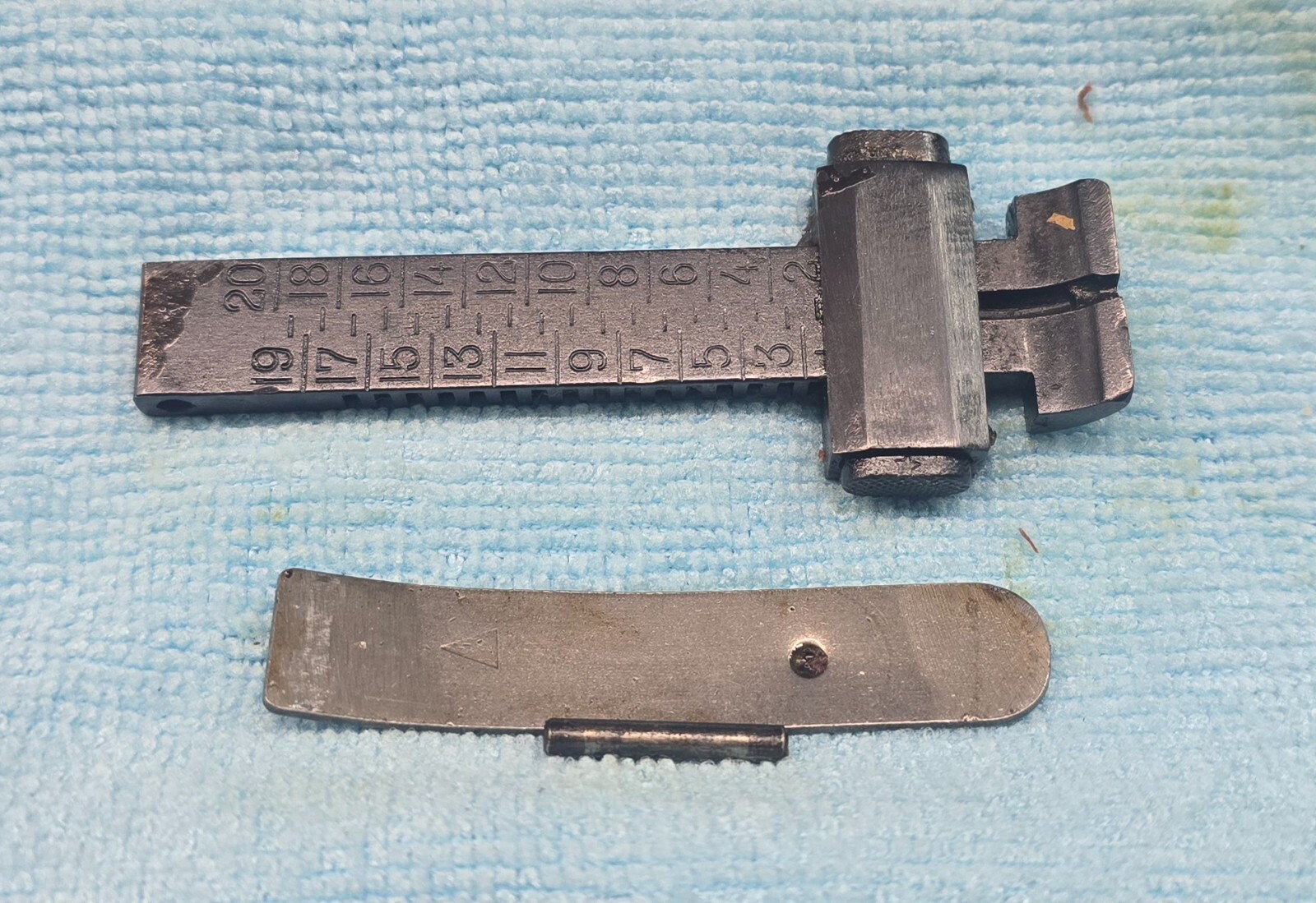 Soviet Mosin Nagant 91/30 Rear Sight , Leaf, and Pin ( MN-29B)