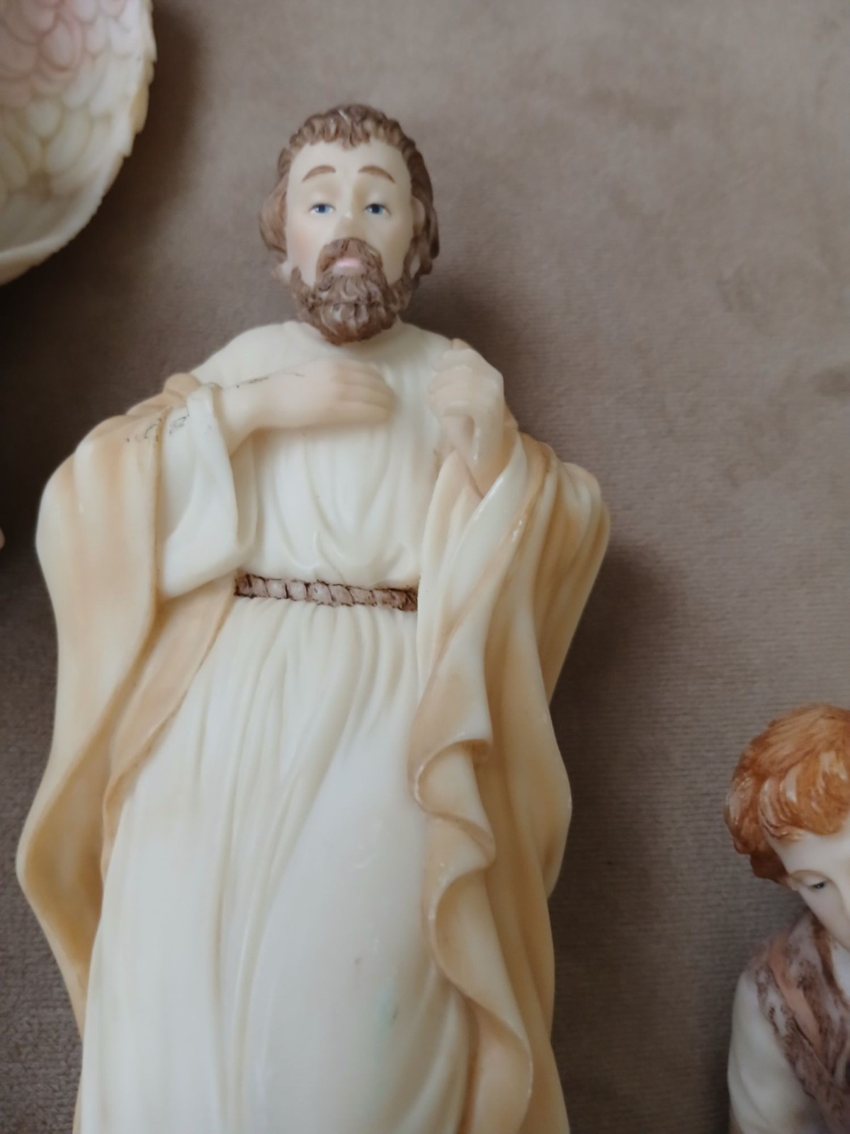 Vintage Roman Seraphim Classics Heaven on Earth Nativity Set 11 Figures & Stable