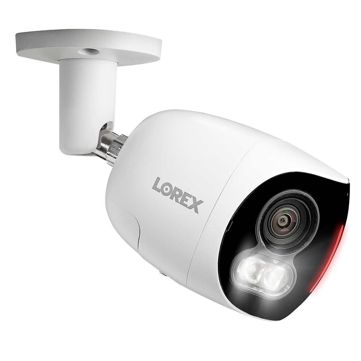 Lorex H20 4K Wired Dual Lens IP Camera Smart Security Lighting Motion Detection