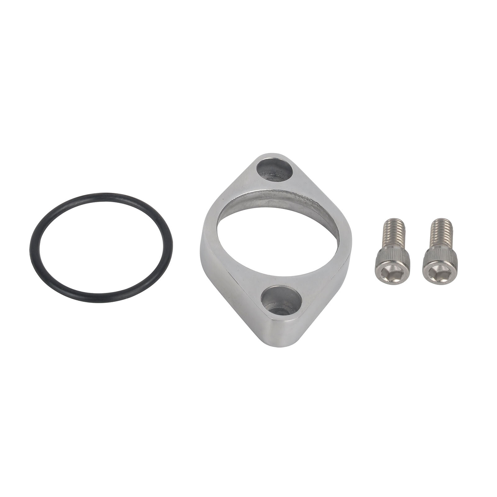 For SBC BBC Chevy 327 350 400 Polished 15° Swivel Water Neck Thermostat Housing