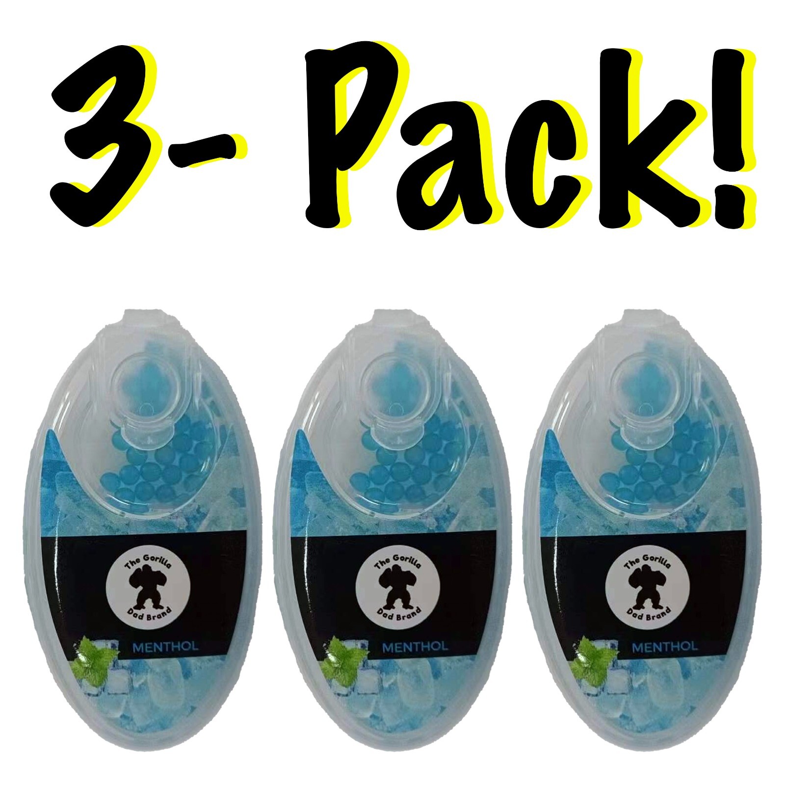 3 Pack Blue Menthol Bundle (100 pack boxes)