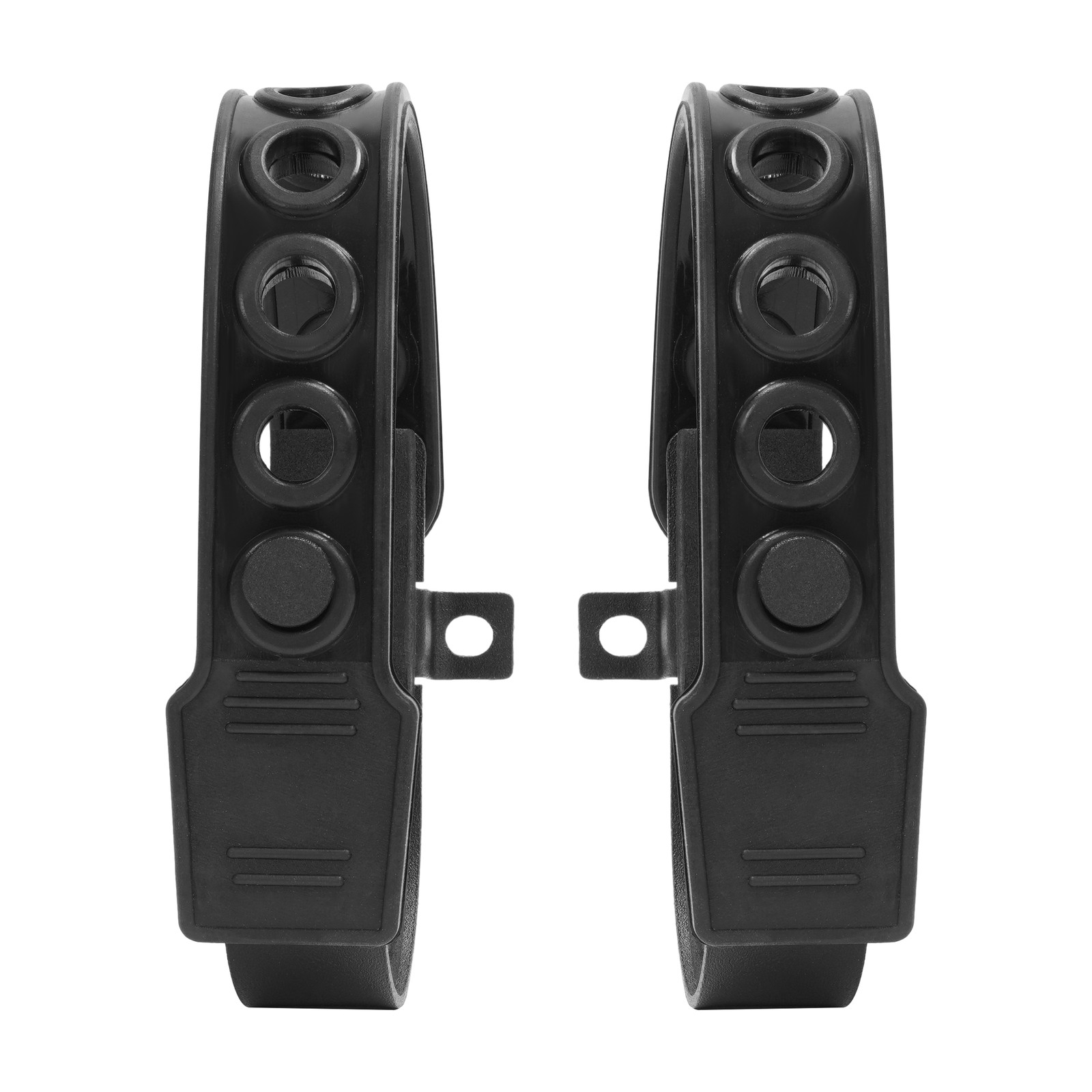 Powder Coated Rubber Gun Rack Straps 2 Pack For Seat Back MOLLE Panel Mounting