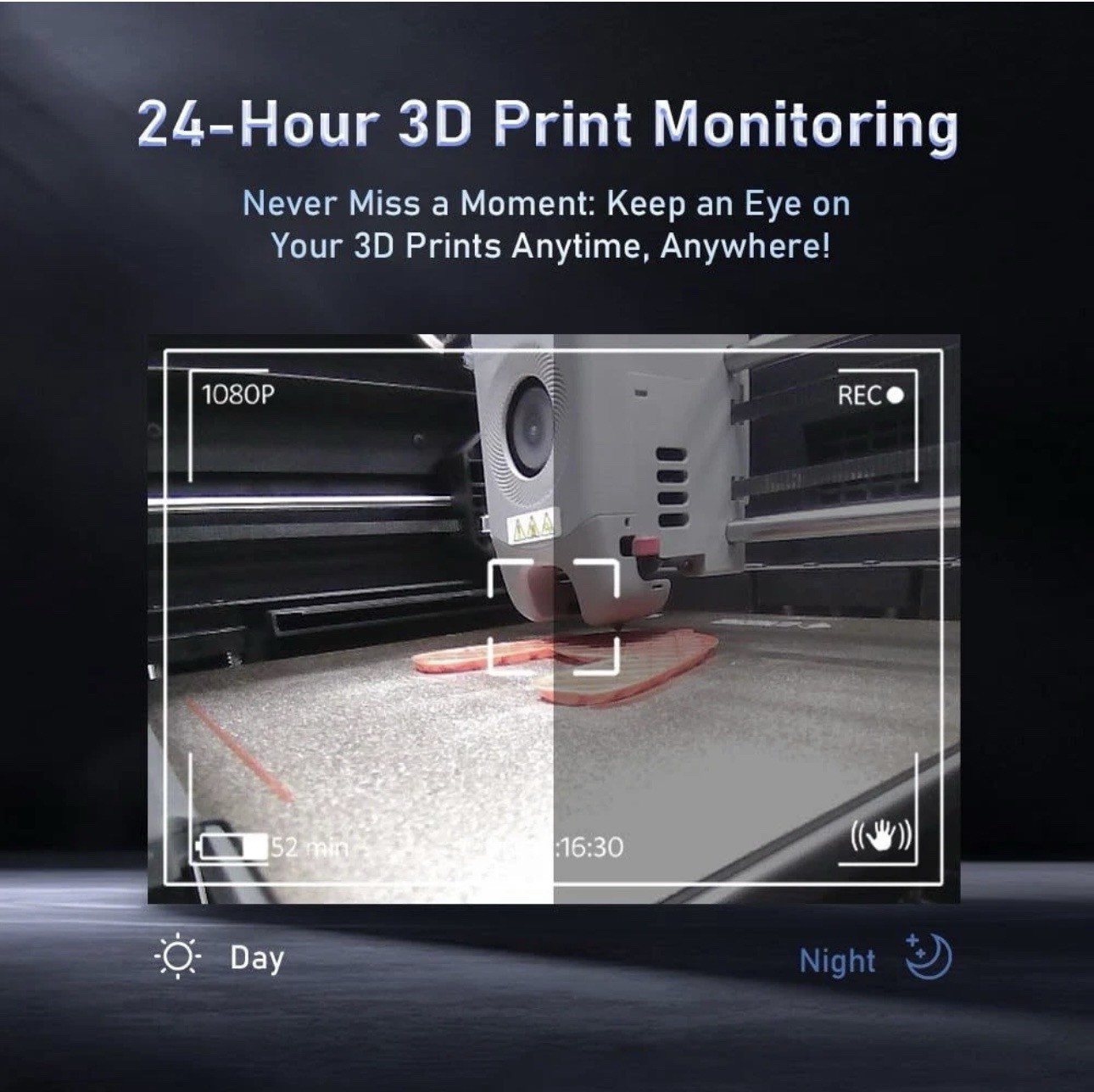 Camera Kit for Flashforge For 3D Printer Compatible with Adventurer 5M AD5X