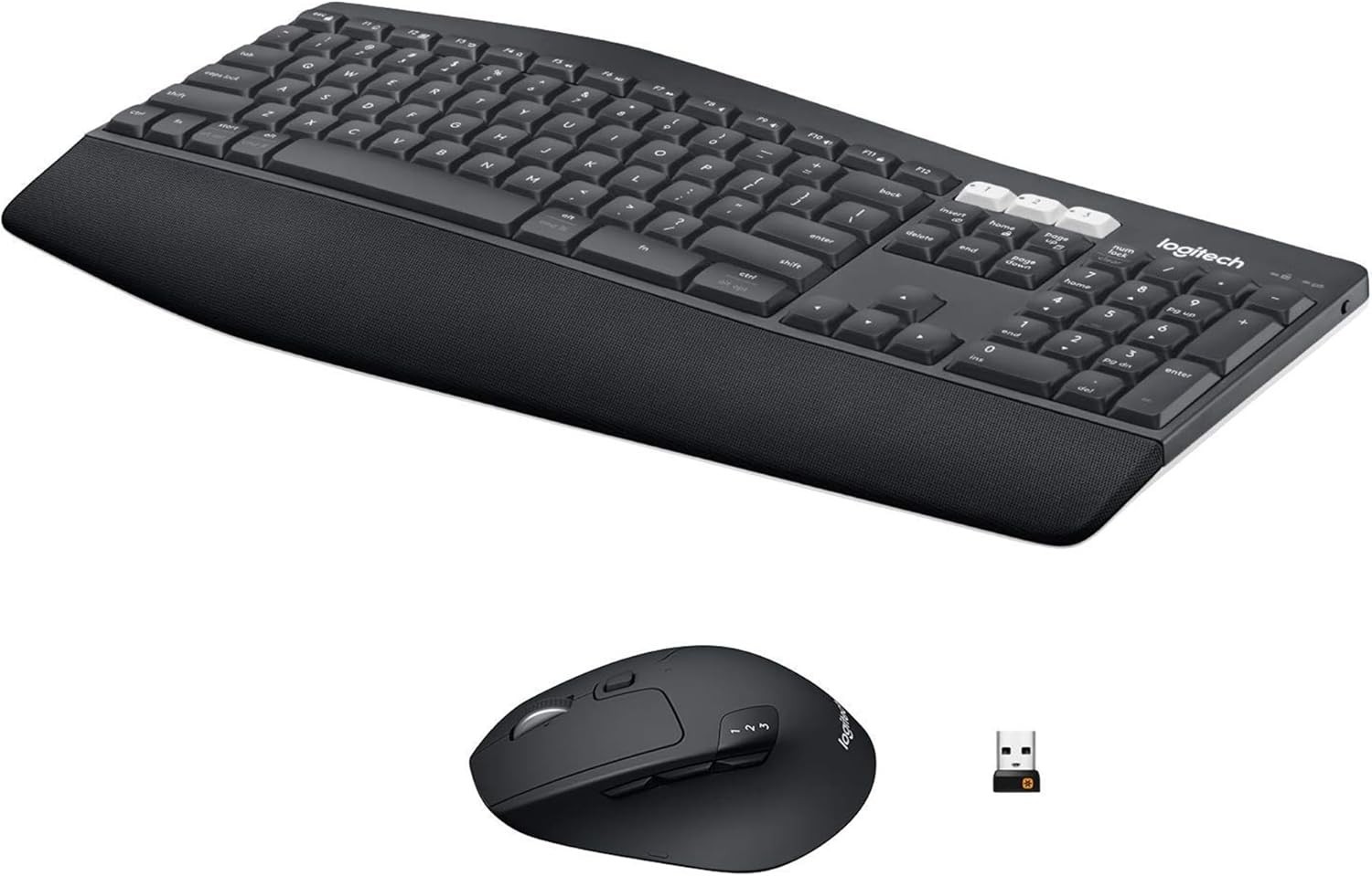 Logitech MK850 Performance Wireless Keyboard Mouse Combo Unifying USB K850 M720
