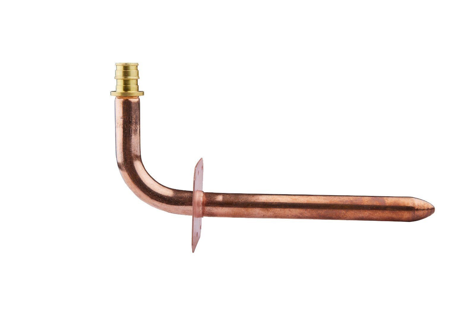 EFIELD 10 PCS 1/2" PEX-A Expansion Copper Stub Out Elbow Wall Flange-8 Inch