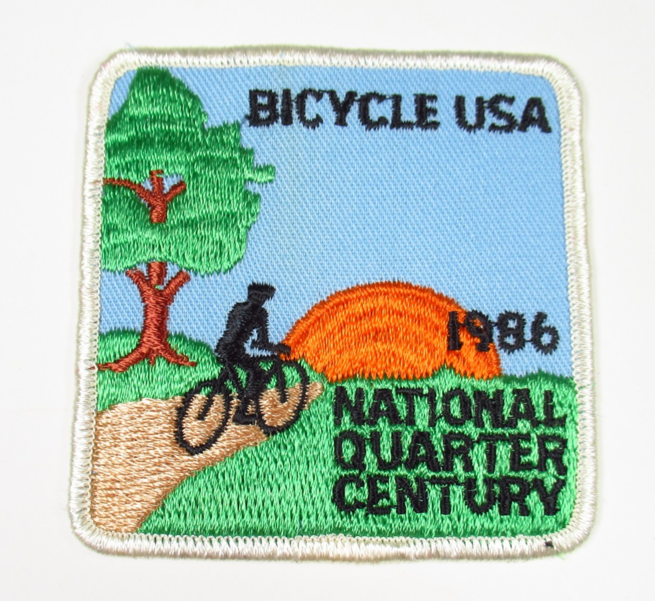 Bicycle USA National Quarter Century 1986 Vintage Cycling Patch