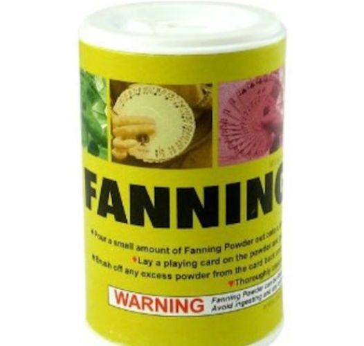 Fanning Powder 2oz/57grams - 4 Card Magicians & Manipulators -Make Old Decks New