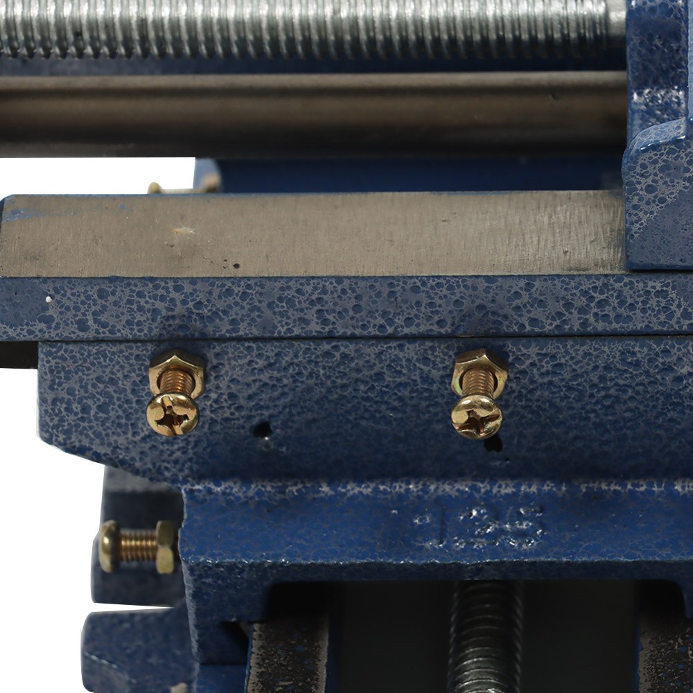 5" Heavy Duty Cross Drill Press Vise Slide Metal Milling 2 Way Clamp Machine Set