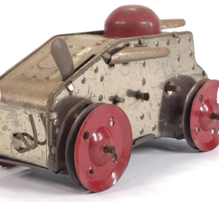 Sale! Vintage Marx Tin Litho Tank Wind Up Works