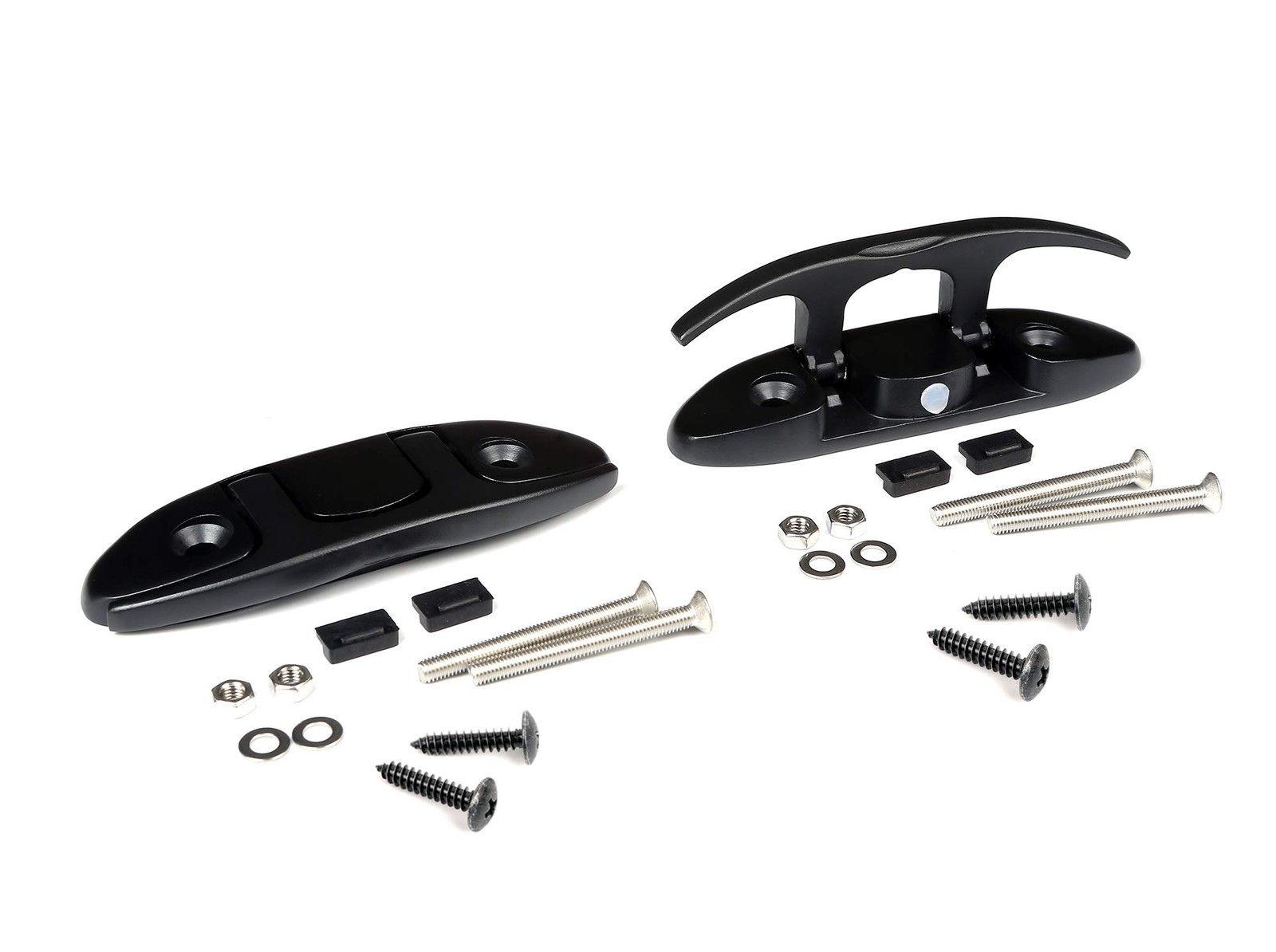 Boat Flip Up Cleat 4-1/2 Inch 6 inch Folding Dock Cleats Marine Stainless Steel