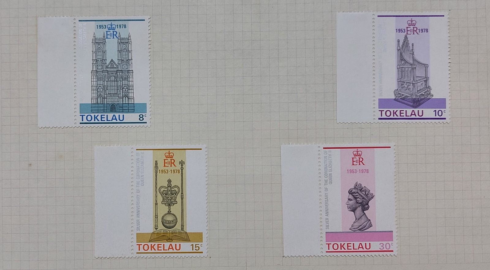 1960's Tokelau Island Collection of MLH Stamps on 5 Album Pages