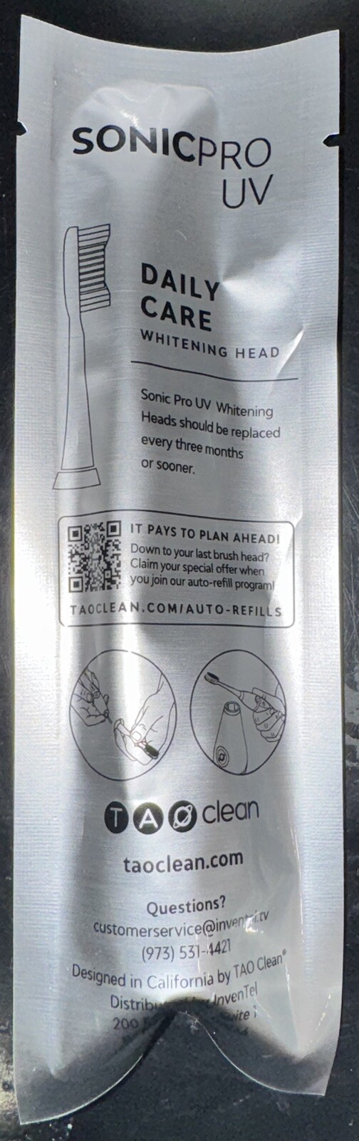 Tao Clean UMMA DIAMOND Sonic Toothbrush with UV Sanitizing Cleaning Station WHT