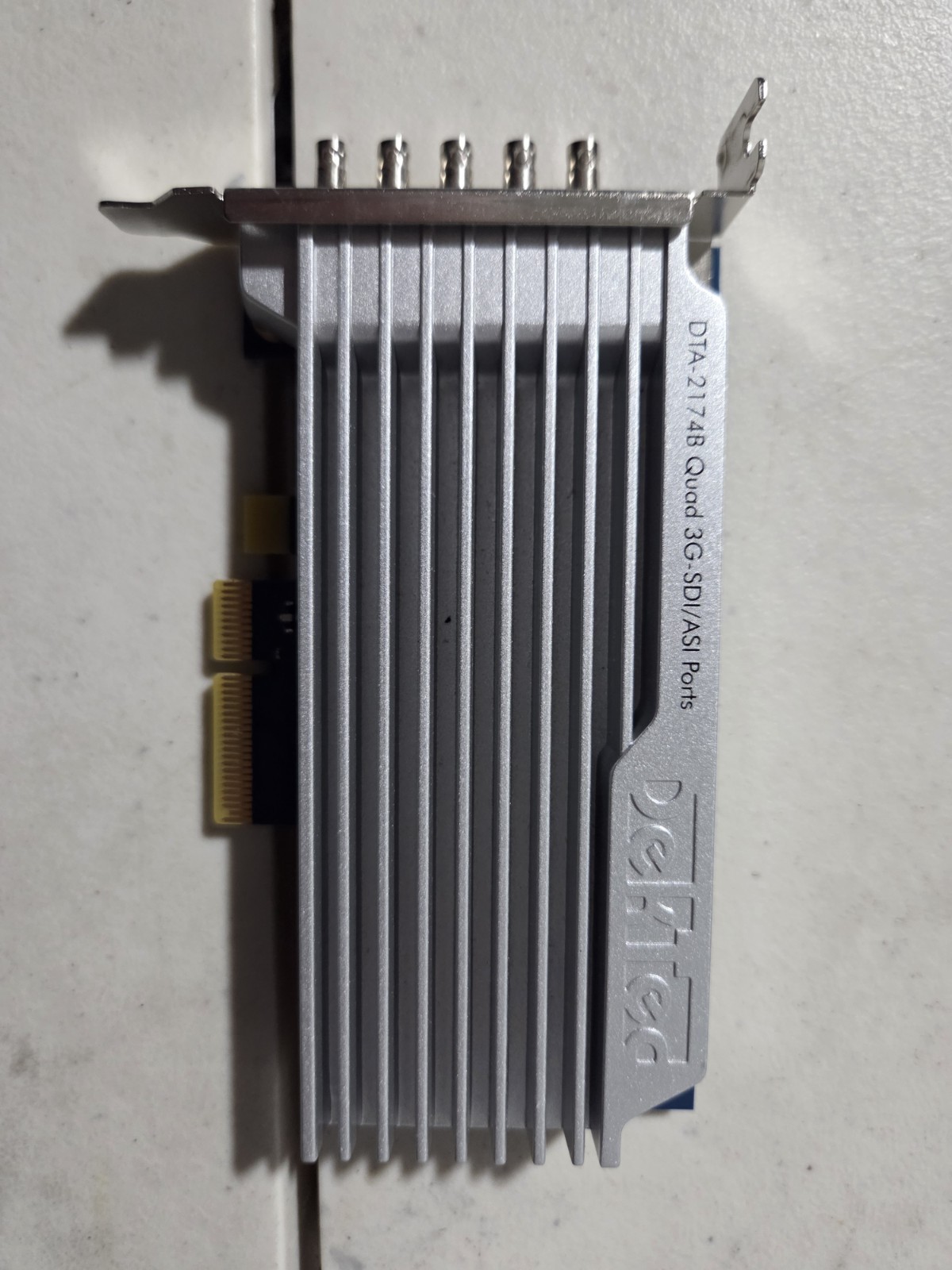 DekTec DTA-2174B Quad 3G-SDI/ASI PCI-e x4 Card 12G 4k