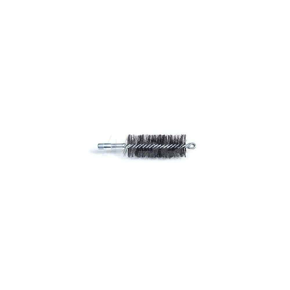 Schaefer Brush 4-1/2" Brush Length, 1-1/4" Diam, Double Stem, Double Spiral T...