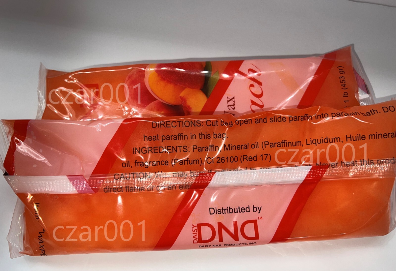 DND PROFESSIONAL Paraffin Wax Refill 6 Lbs! - PEACH