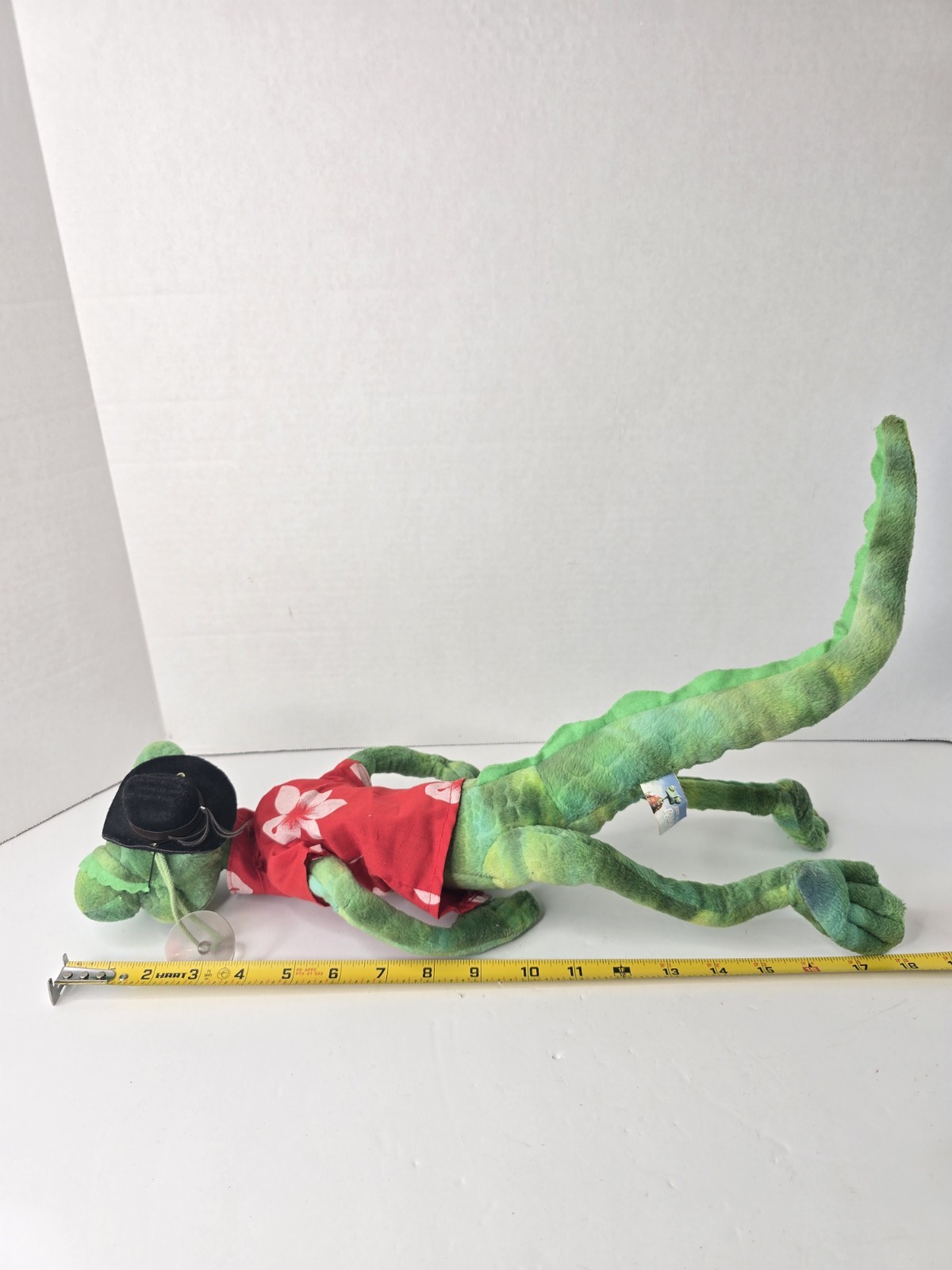 Rare RANGO Movie Johnny Depp Chameleon 18" Bendable Posable Plush Figure Hanger