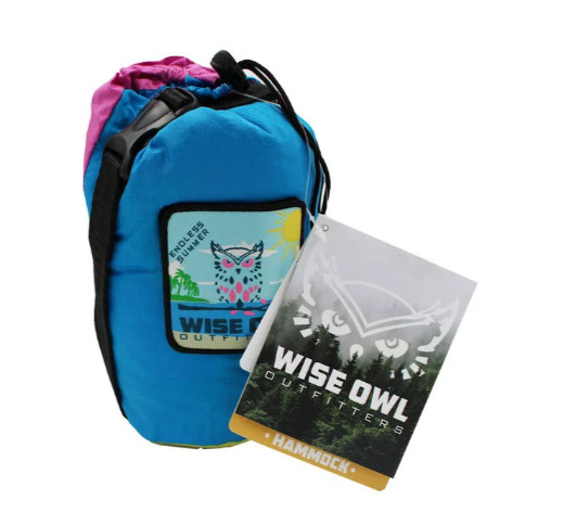 Wise Owl Outfitters Camping Portable Hammock Tree Straps Endless Summer Double +