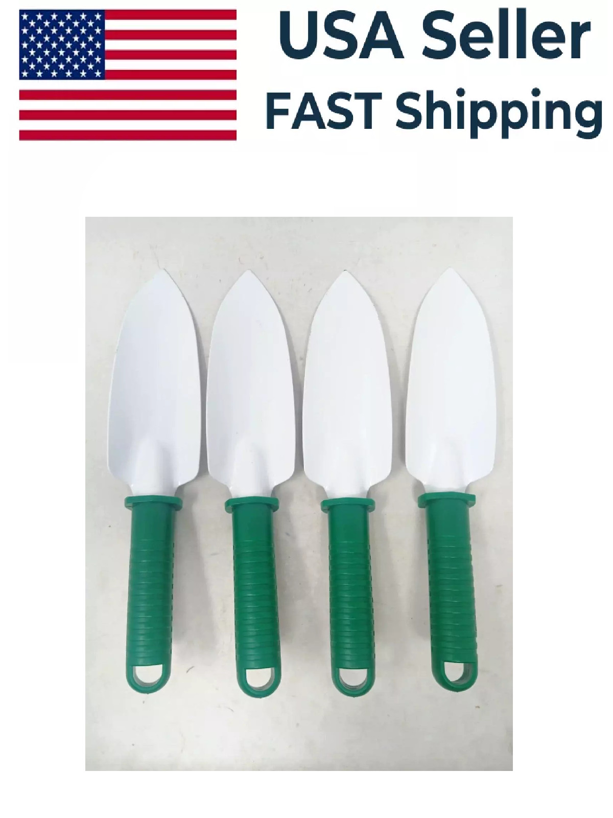 4 PACK - Lawn Garden GT0111G 10 in. Transplanter Poly Handle Shovel