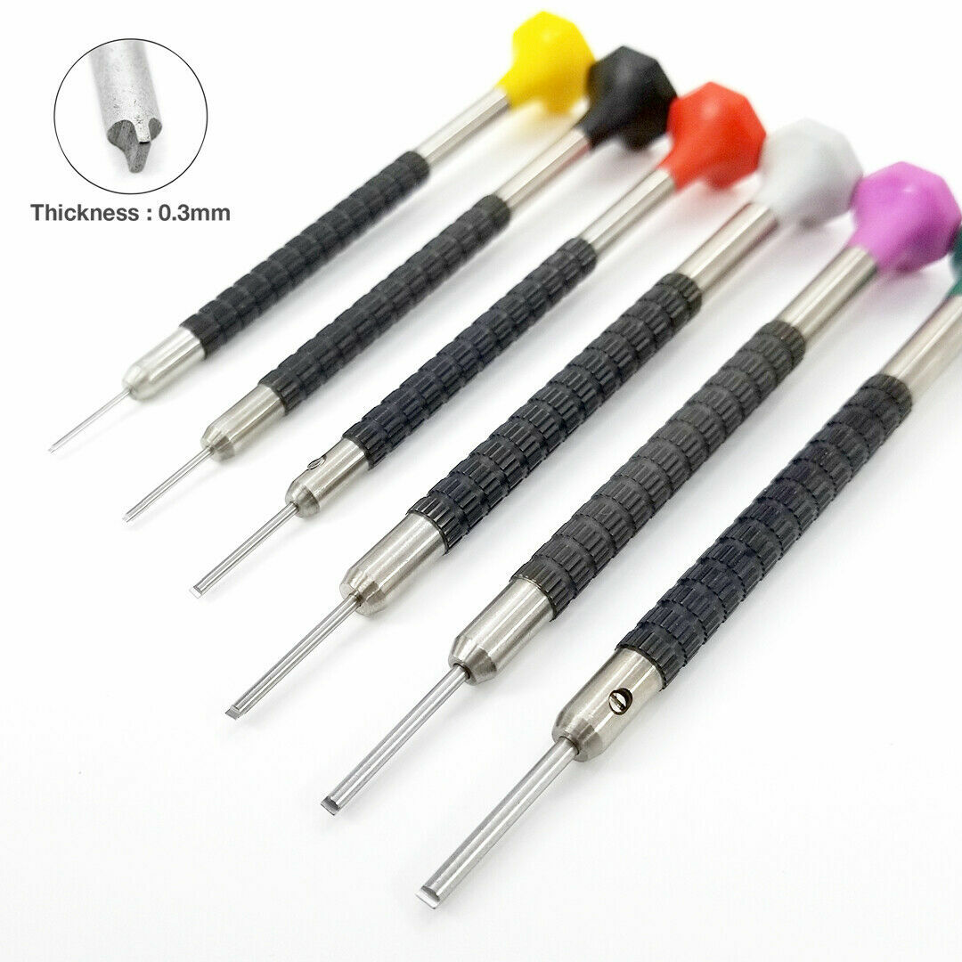 TIMELAB Watch Jewelry Bracelet T-SHAPED Blade 1 Screwdriver & 2 Blades 6 Sizes