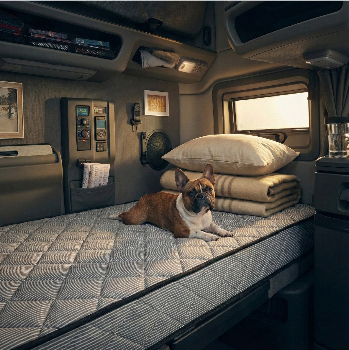 7 Inch Semi Truck Mattress, Memory Foam, Multi-Size, Medium-Firm, hoggisleep NEW