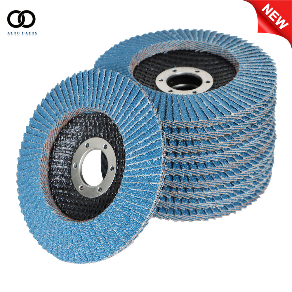 100Pack 4.5"×7/8'' 40 Grit T29 Premium Zirconia Flap Disc Wheel Sanding Grinding